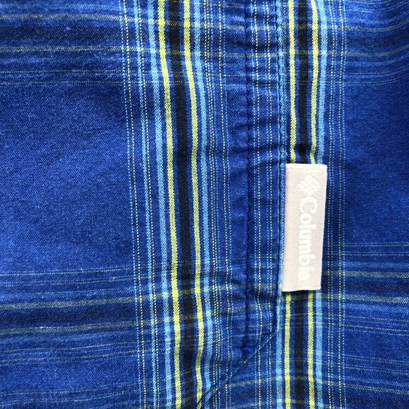 2 Columbia Mens Shirt XXL Lot Of Two Short Sleeve Plaid Omni-Shade Activewear - Picture 12 of 16